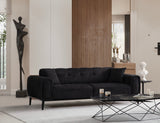 Canapea extensibilă 3 locuri Athena, Diverse culori, 225x92x76 cm - Negru | SKU: 560ARE2361 | Canapea extensibilă 3 locuri Athena, 225x92x76 cm, varianta Negru, produs pentru amenajarea locuinței, disponibil online în România la CasaMob