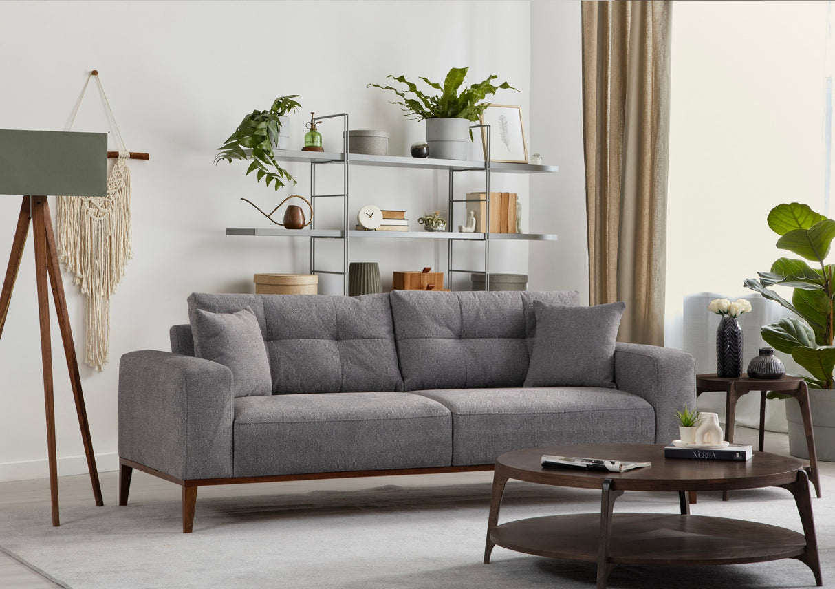 Canapea extensibilă 3 locuri Sinor, Diverse culori, 225 x 92 x 75 cm - Gri deschis | SKU: 560ARE2362 | Canapea extensibilă 3 locuri Sinor, 92x57x75 cm, varianta Gri deschis, produs pentru amenajarea locuinței, disponibil online în România la CasaMob