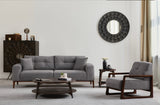 Canapea extensibilă 3 locuri Sinor, Diverse culori, 225 x 92 x 75 cm - Gri deschis | SKU: 560ARE2362 | Canapea extensibilă 3 locuri Sinor, 92x57x75 cm, varianta Gri deschis, produs pentru amenajarea locuinței, disponibil online în România la CasaMob