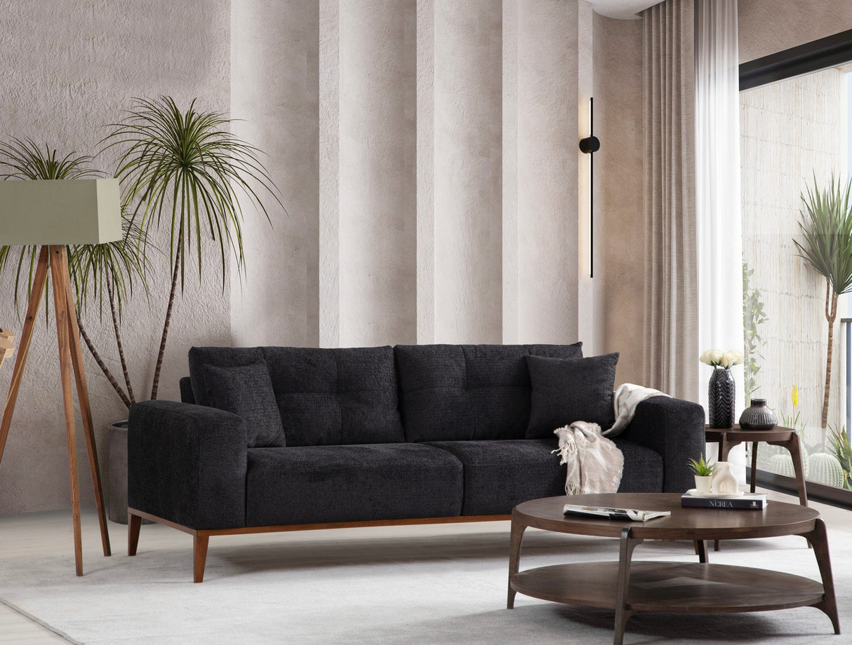 Canapea extensibilă 3 locuri Sinor, Diverse culori, 225 x 92 x 75 cm - Antracit | SKU: 560ARE2363 | Canapea extensibilă 3 locuri Sinor, 92x57x75 cm, varianta Antracit, produs pentru amenajarea locuinței, disponibil online în România la CasaMob