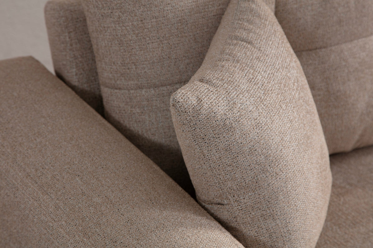 Bej | SKU: 560ARE2364 | Canapea extensibilă 3 locuri Sinor, 92x57x75 cm, varianta Bej, produs pentru amenajarea locuinței, disponibil online în România la CasaMob