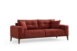 Canapea extensibilă 3 locuri Sinor, Diverse culori, 225 x 92 x 75 cm - Roșu cărămiziu | SKU: 560ARE2365 | Canapea extensibilă 3 locuri Sinor, 92x57x75 cm, varianta Roșu cărămiziu, produs pentru amenajarea locuinței, disponibil online în România la CasaMob