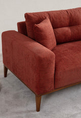 Canapea extensibilă 3 locuri Sinor, Diverse culori, 225 x 92 x 75 cm - Roșu cărămiziu | SKU: 560ARE2365 | Canapea extensibilă 3 locuri Sinor, 92x57x75 cm, varianta Roșu cărămiziu, produs pentru amenajarea locuinței, disponibil online în România la CasaMob