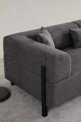 Canapea fixă 3 locuri Gio, Diverse culori, 93x66x75 cm - Antracit | SKU: 560ARE2366 | Canapea fixă 3 locuri Gio, 93x66x75 cm, varianta Antracit, produs pentru amenajarea locuinței, disponibil online în România la CasaMob