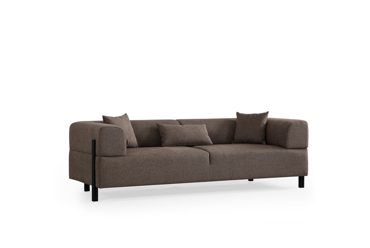 Canapea fixă 3 locuri Gio, Diverse culori, 93x66x75 cm - Maro | SKU: 560ARE2367 | Canapea fixă 3 locuri Gio, 93x66x75 cm, varianta Maro, produs pentru amenajarea locuinței, disponibil online în România la CasaMob