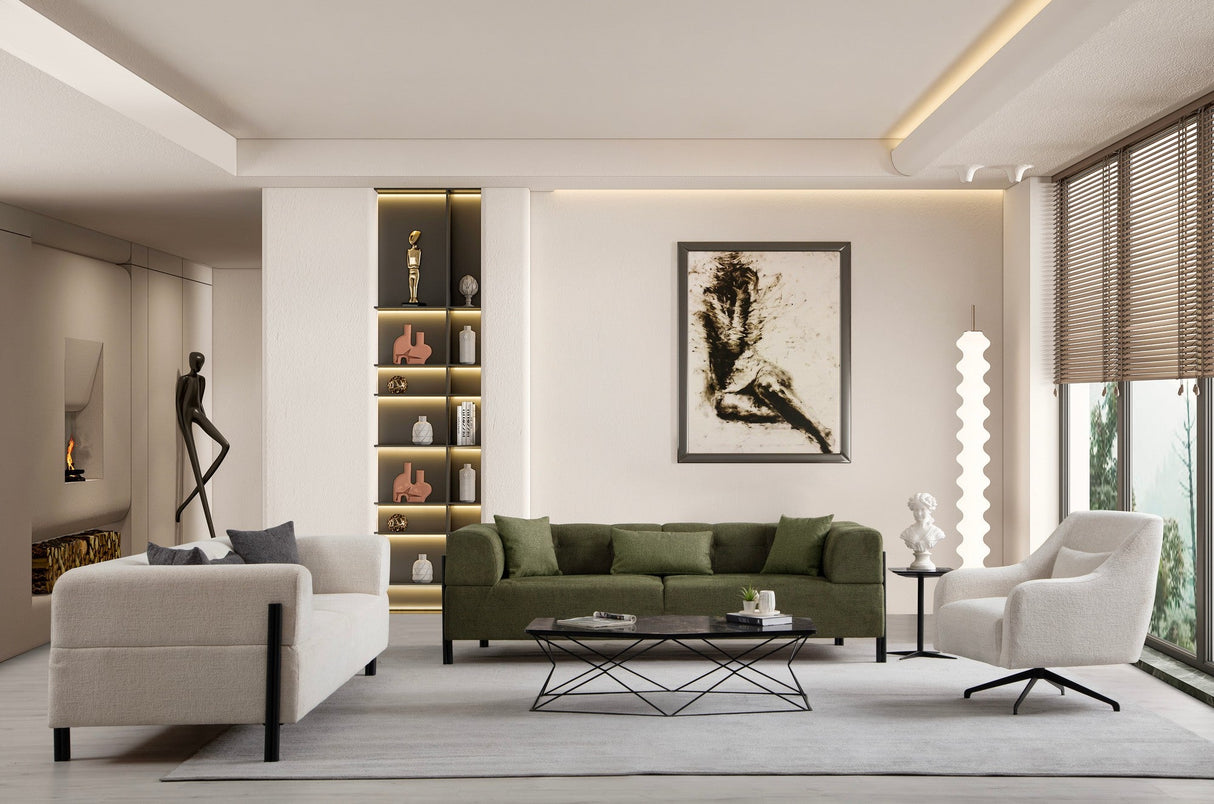 Canapea fixă 3 locuri Gio, Diverse culori, 93x66x75 cm - Verde | SKU: 560ARE2369 | Canapea fixă 3 locuri Gio, 93x66x75 cm, varianta Verde, produs pentru amenajarea locuinței, disponibil online în România la CasaMob