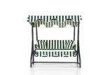 Balansoar de gradina cu 2 locuri Morus, Verde/Alb/Bej/Albastru , 170 x 165 x 110 - Verde, SKU 561CLR1503