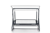 Balansoar de gradina cu 2 locuri Morus, Verde/Alb/Bej/Albastru , 170 x 165 x 110 - Albastru, SKU 561CLR1503