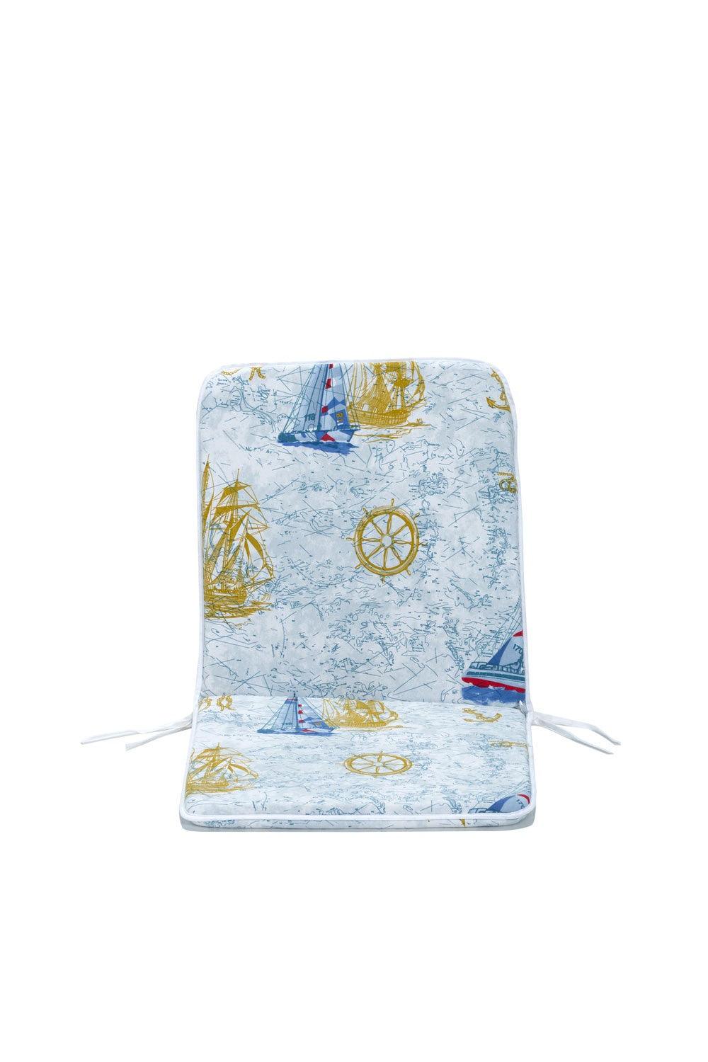 Pad pentru scaun, Multicolor, 90x4x45 cm