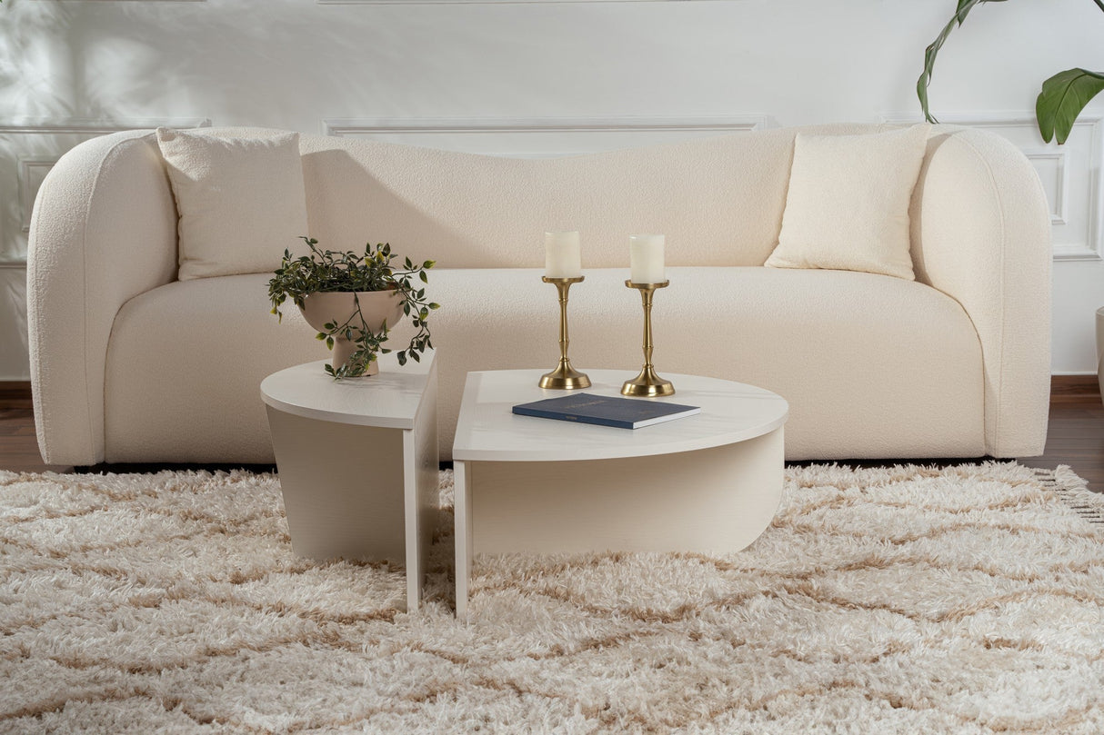 Măsuță de cafea Orion, Diverse culori, 90x60x30 cm - Wood white | SKU: 563NRD1901 | Măsuță de cafea Orion, 90x60x30 cm, varianta Wood white, produs pentru amenajarea locuinței, disponibil online în România la CasaMob