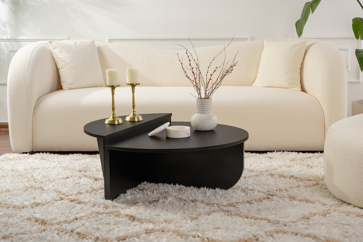 Măsuță de cafea Orion, Diverse culori, 90x60x30 cm - Wood black | SKU: 563NRD1902 | Măsuță de cafea Orion, 90x60x30 cm, varianta Wood black, produs pentru amenajarea locuinței, disponibil online în România la CasaMob