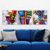 Tablou canvas 3 bucăți 3P5434755, Multicolor, 30x90x3 cm, SKU 564RMY1106, imagine 1