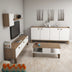 Set mobilă pentru sufragerie Sumer 3, Stejar - Alb, 178x34.6x44.8 cm, SKU 566BMS1505, imagine 3