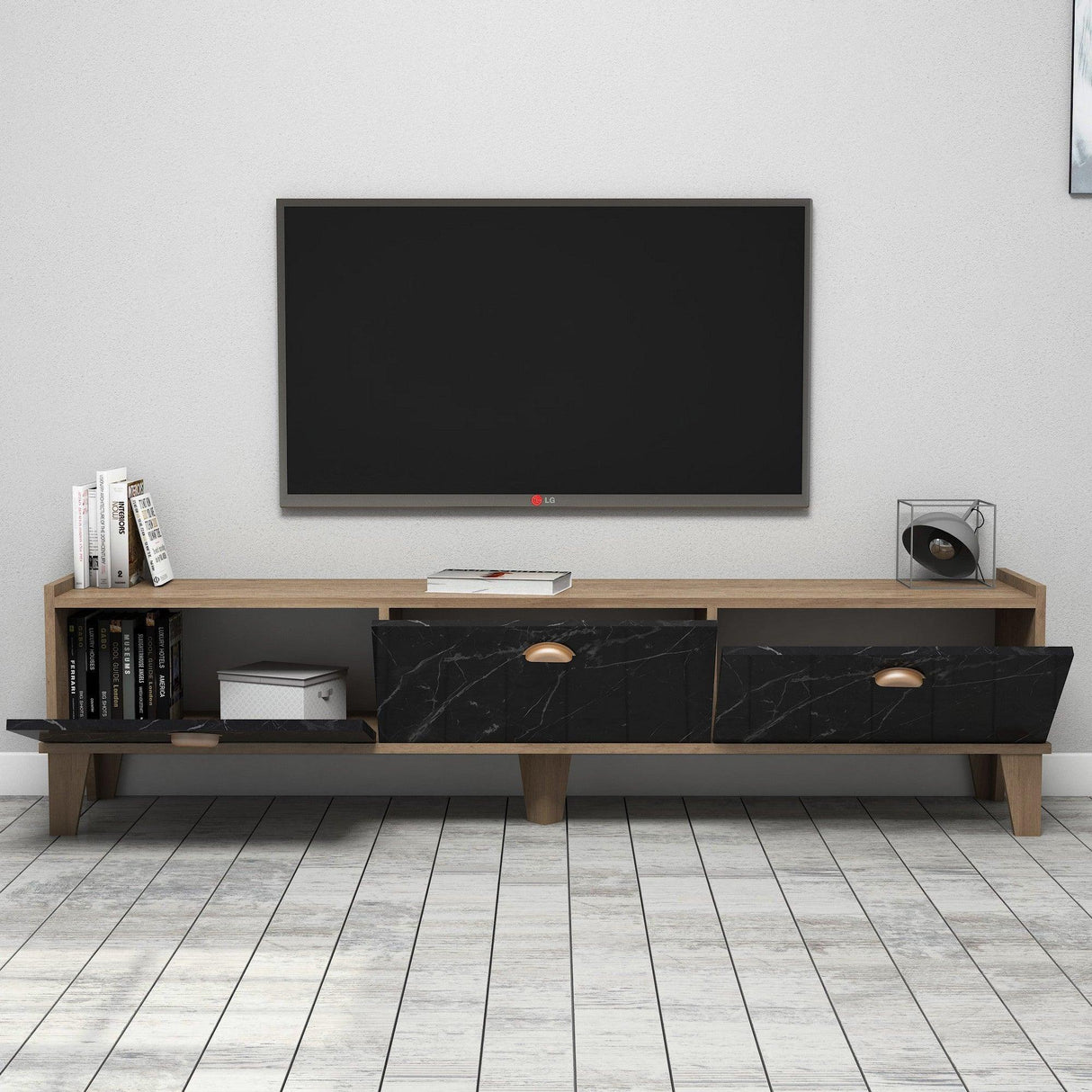 COMODA TV Tna, Stejar, 178x45x35 cm