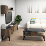 Set Mobila Sufragerie qew, Nuc, 180x49x35 cm