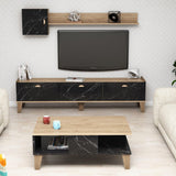 Set Mobila Sufragerie Stor, Stejar, 178x45x35 cm