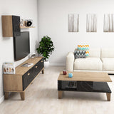 Set Mobila Sufragerie Stor, Stejar, 178x45x35 cm