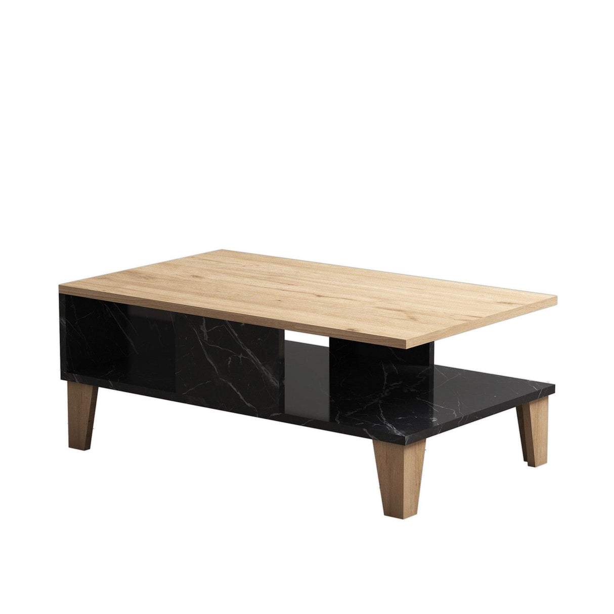 Masuta de cafea Zena, Stejar, 90x36x54 cm