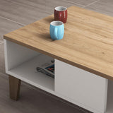 Masuta de cafea Yosun, Stejar, 90x36x54 cm