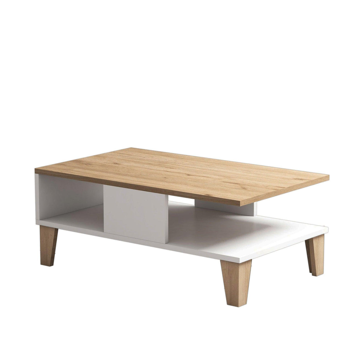 Masuta de cafea Yosun, Stejar, 90x36x54 cm