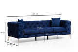 Canapea fixă Como, Diverse culori, Diverse configurații, Diverse dimensiuni - Bleumarin - 27x90x70 cm - 3 locuri | SKU: 569HLN1129 | Canapea fixă Como, varianta Bleumarin - 27x90x70 cm - 3 locuri, produs pentru amenajarea locuinței, disponibil online în România la CasaMob