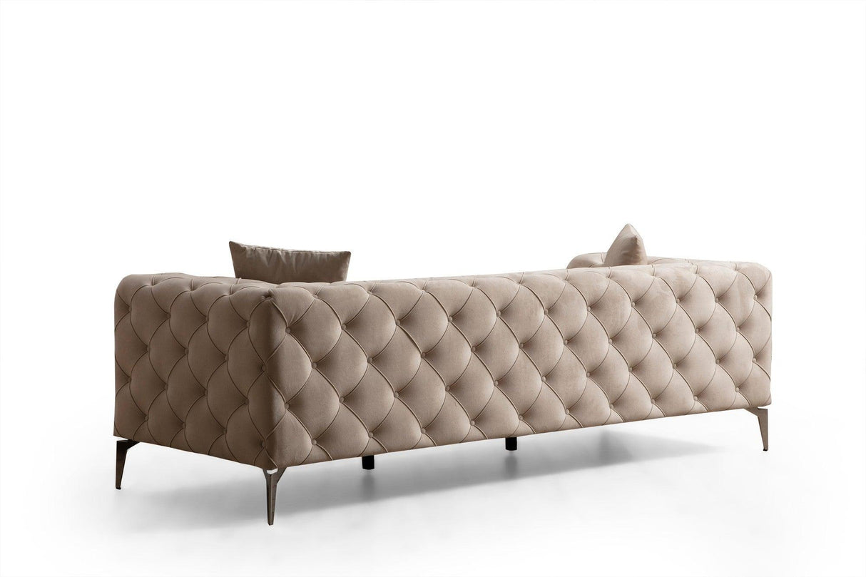 Canapea fixă Como, Diverse culori, Diverse configurații, Diverse dimensiuni - Ecru - 237x90x70 cm - 3 locuri | SKU: 569HLN1126 | Canapea fixă Como, varianta Ecru - 237x90x70 cm - 3 locuri, produs pentru amenajarea locuinței, disponibil online în România la CasaMob