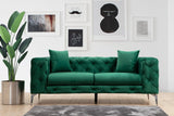 Canapea fixă Como, Diverse culori, Diverse configurații, Diverse dimensiuni - Verde - 197x90x70 cm - 2 locuri | SKU: 569HLN1133 | Canapea fixă Como, varianta Verde - 197x90x70 cm - 2 locuri, produs pentru amenajarea locuinței, disponibil online în România la CasaMob