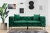 Verde - 197x90x70 cm - 2 locuri | SKU: 569HLN1133 | Canapea fixă Como, varianta Verde - 197x90x70 cm - 2 locuri, produs pentru amenajarea locuinței, disponibil online în România la CasaMob