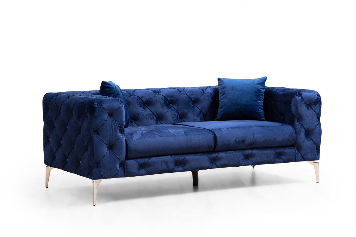 Canapea fixă Como, Diverse culori, Diverse configurații, Diverse dimensiuni - Bleumarin - 27x90x70 cm - 2 locuri | SKU: 569HLN1128 | Canapea fixă Como, varianta Bleumarin - 27x90x70 cm - 2 locuri, produs pentru amenajarea locuinței, disponibil online în România la CasaMob