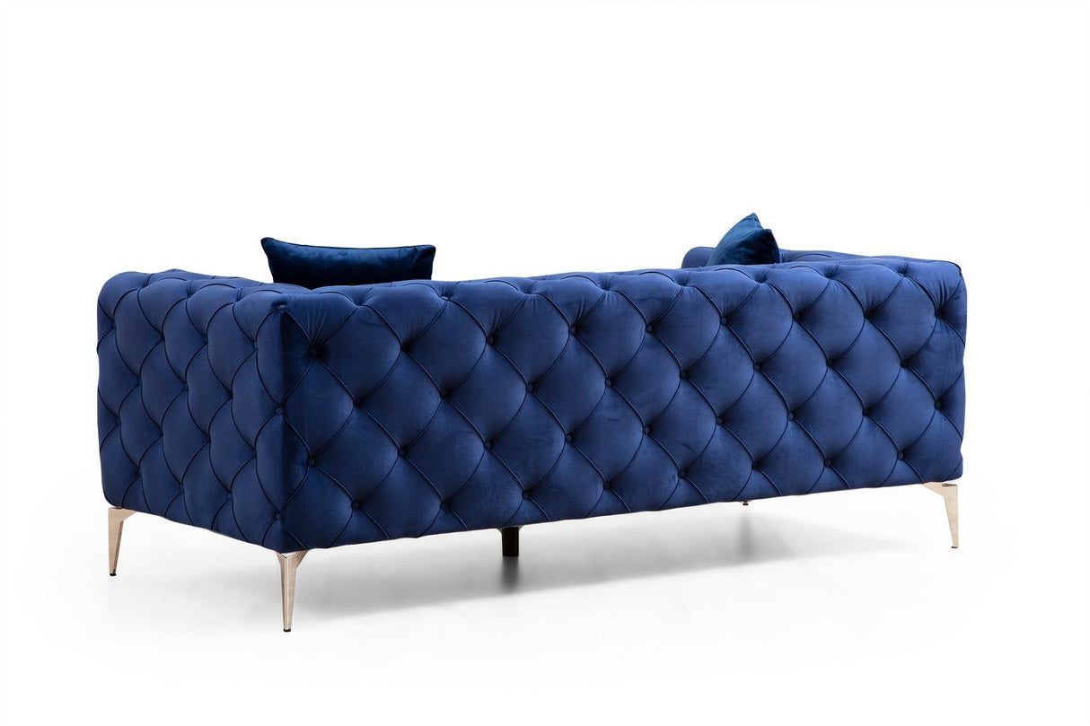 Canapea fixă Como, Diverse culori, Diverse configurații, Diverse dimensiuni - Bleumarin - 27x90x70 cm - 2 locuri | SKU: 569HLN1128 | Canapea fixă Como, varianta Bleumarin - 27x90x70 cm - 2 locuri, produs pentru amenajarea locuinței, disponibil online în România la CasaMob