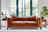 Canapea fixă Como, Diverse culori, Diverse configurații, Diverse dimensiuni - Portocaliu - 197x90x73 cm - 2 locuri | SKU: 569HLN1131 | Canapea fixă Como, varianta Portocaliu - 197x90x73 cm - 2 locuri, produs pentru amenajarea locuinței, disponibil online în România la CasaMob