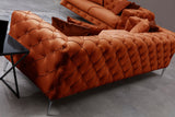Canapea fixă Como, Diverse culori, Diverse configurații, Diverse dimensiuni - Portocaliu - 197x90x73 cm - 2 locuri | SKU: 569HLN1131 | Canapea fixă Como, varianta Portocaliu - 197x90x73 cm - 2 locuri, produs pentru amenajarea locuinței, disponibil online în România la CasaMob