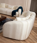 Canapea fixă Venedik, Crem, Diverse configurații, Diverse dimensiuni - 190x91x76 cm - 2 locuri | SKU: 569HLN1137 | Canapea fixă Venedik, Crem, varianta 190x91x76 cm - 2 locuri, produs pentru amenajarea locuinței, disponibil online în România la CasaMob