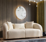 Canapea fixă Venedik, Crem, Diverse configurații, Diverse dimensiuni - 190x91x76 cm - 2 locuri | SKU: 569HLN1137 | Canapea fixă Venedik, Crem, varianta 190x91x76 cm - 2 locuri, produs pentru amenajarea locuinței, disponibil online în România la CasaMob