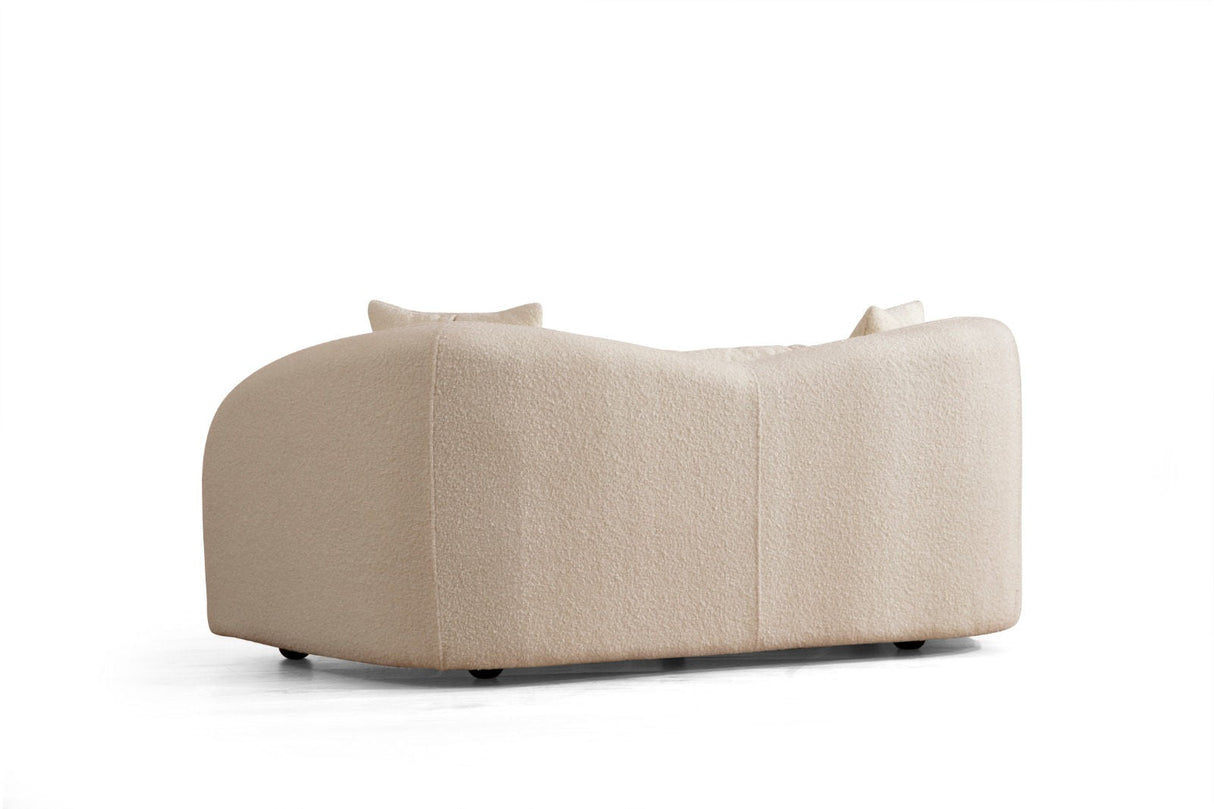 Canapea fixă Venedik, Crem, Diverse configurații, Diverse dimensiuni - 190x91x76 cm - 2 locuri | SKU: 569HLN1137 | Canapea fixă Venedik, Crem, varianta 190x91x76 cm - 2 locuri, produs pentru amenajarea locuinței, disponibil online în România la CasaMob