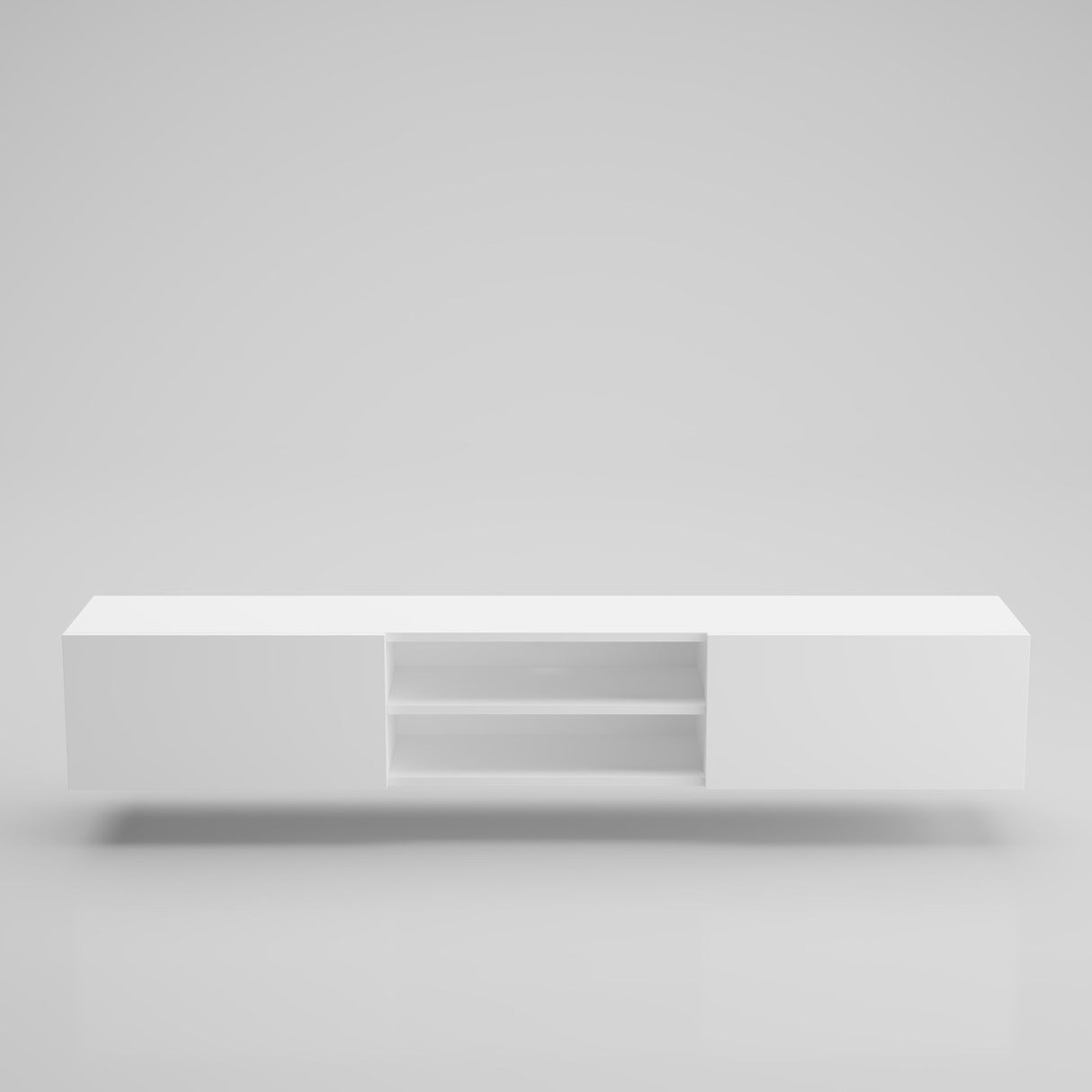 Comodă TV 2550000006857, Alb, 180x32x30 cm