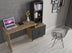 Birou Sasha, Antracit - Pin atlantic, 146x45x138 cm, SKU 570VLT2974, imagine 3
