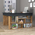 Birou Theos, Antracit - Pin atlantic, 120x40x72 cm, SKU 570VLT2987, imagine 3