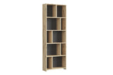 Bibliotecă Buket, Nuc, 60x20x170 cm