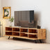 Comodă TV Beta Laizla, Nuc - Negru, 180x30x53 cm, SKU 570VLT1520, imagine 2