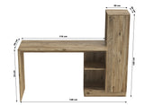 Birou Matilda, Diverse culori, 120x40x72 cm - Pin atlantic | SKU: 570VLT2957 | Birou Matilda, 120x40x72 cm, varianta Pin atlantic, produs pentru amenajarea locuinței, disponibil online în România la CasaMob