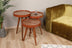 Set 3 măsuțe de cafea Isla, Nuc, 39x39x48 cm, SKU 572KTE1111, imagine 1