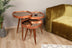 Set 3 măsuțe de cafea Pizzo, Rose gold - Nuc, 42x40.5x47 cm, SKU 572KTE1119, imagine 1