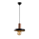 Lustră Dodo - 2521, Negru - Copper, Ø32x118 cm