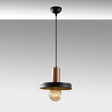 Lustră Dodo - 2521, Negru - Copper, Ø32x118 cm