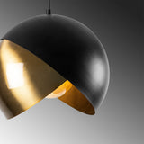 Lustră Pacman - 2633, Negru - Vintage, Ø30x124 cm