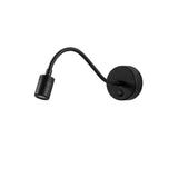 Aplică de perete Reading - 3241, Negru, Ø3x15 cm