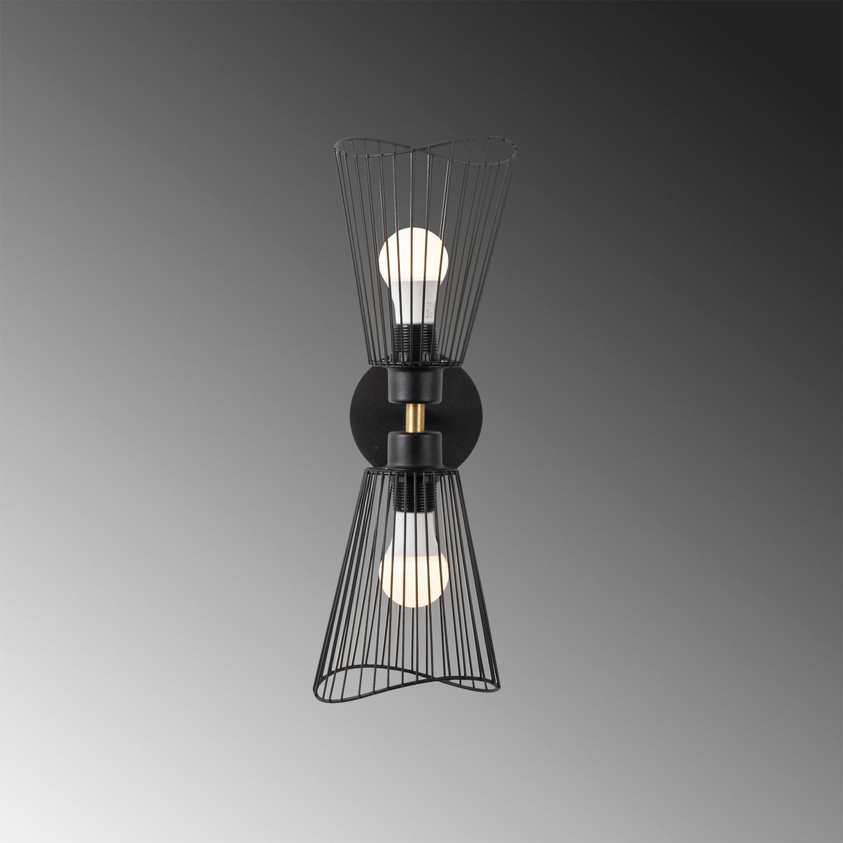 Aplică de perete Zeyno - 3295, Negru, Ø16x48 cm