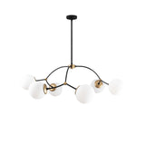 Lustra Kromozom Chandelier, Alb