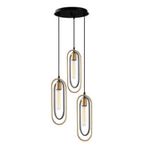 Lustra Cerko Chandelier, Negru